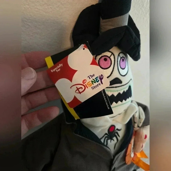 The Disney Store Tim Burton Nightmare Before Christmas Plush 2 Face Mayor Stuffe - Picture 4 of 7